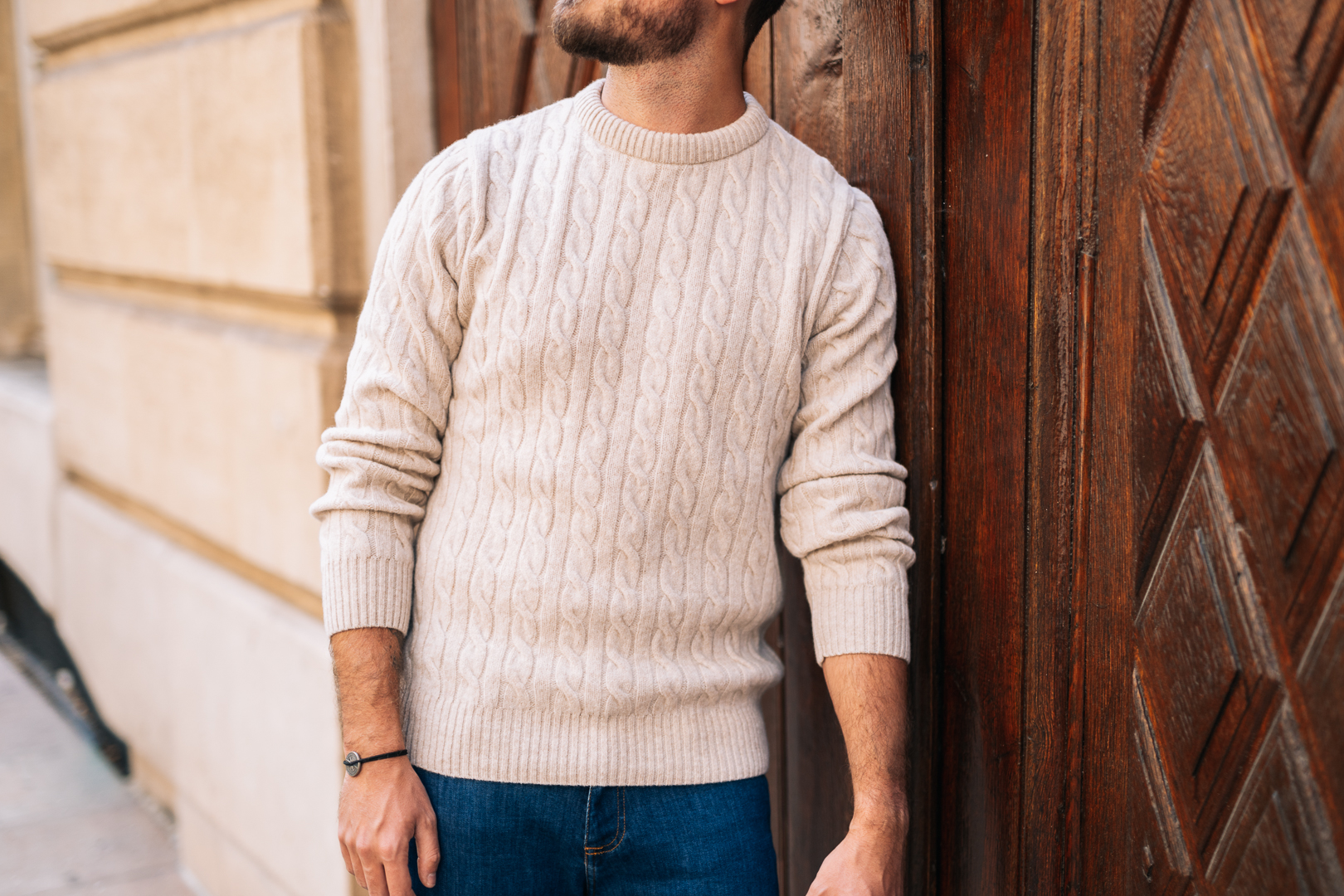 seagale vêtement photographie mode pullover lambswool quentin le blanc