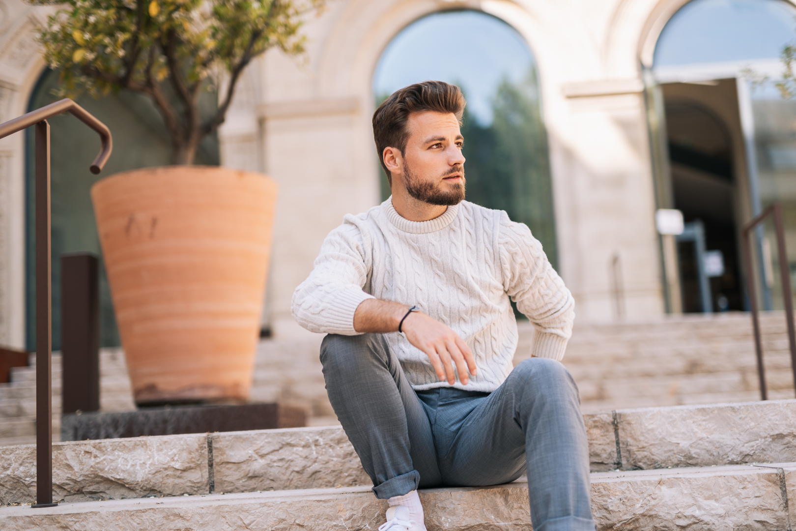 seagale vêtement photographie mode pullover lambswool quentin le blanc